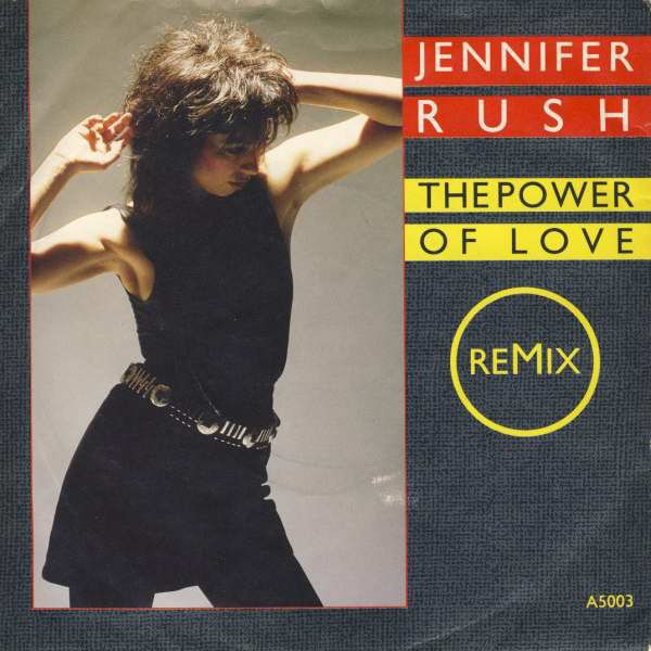 Jennifer Rush - The Power Of Love (Remix) (7", Single, Red) (Near Mint (NM or M-))