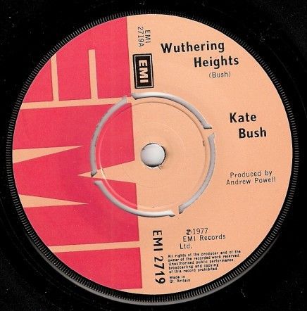 Kate Bush - Wuthering Heights (7", Single, Kno) (Very Good Plus (VG+))