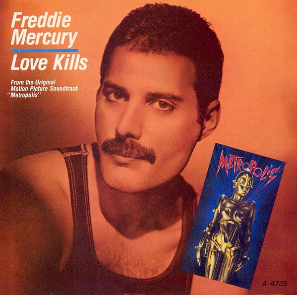 Freddie Mercury - Love Kills (7", Single, Pap) (Near Mint (NM or M-))