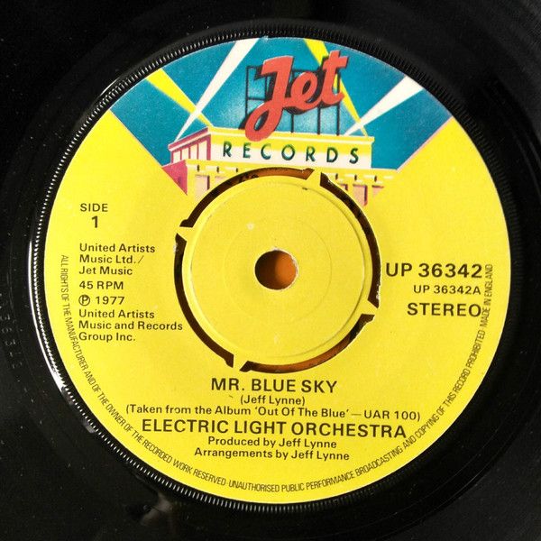 Electric Light Orchestra - Mr. Blue Sky (7", Single) (Near Mint (NM or M-))