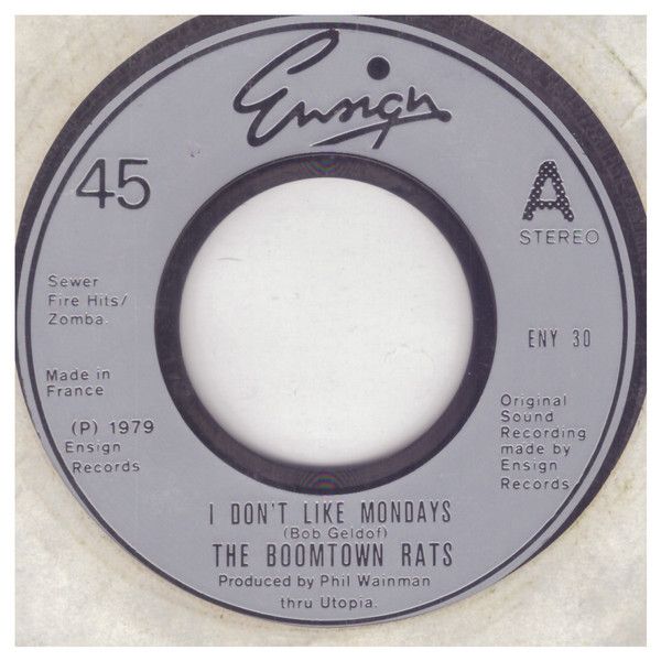 The Boomtown Rats - I Don't Like Mondays (7", Single, Sil) (Near Mint (NM or M-))