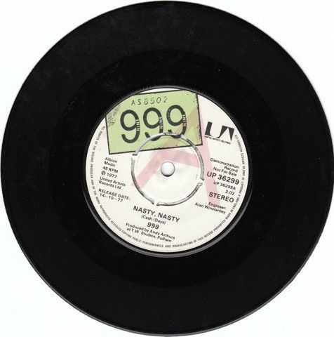999 - Nasty, Nasty (7", Promo) (Near Mint (NM or M-))