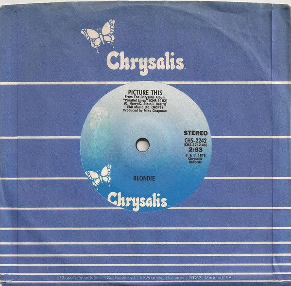 Blondie - Picture This (7", Single, Styrene, Com) (Near Mint (NM or M-))