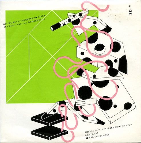 Ian Dury And The Blockheads - Hit Me With Your Rhythm Stick (7", Single, No ) (Good Plus (G+))