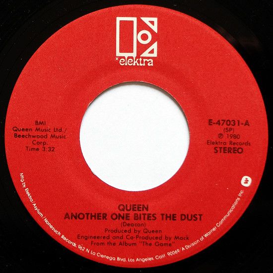Queen - Another One Bites The Dust (7", Single, SP ) (Near Mint (NM or M-))