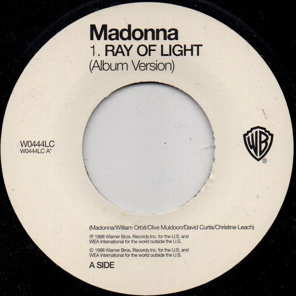 Madonna - Ray Of Light (7", Jukebox) (Very Good (VG))