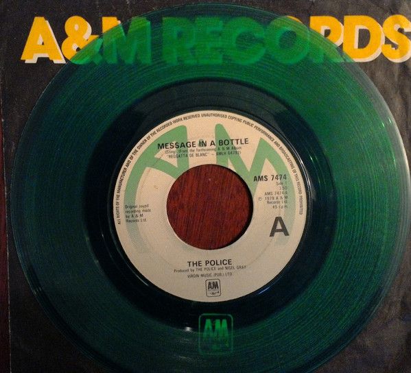The Police - Message In A Bottle (7", Single, Gre) (Near Mint (NM or M-))