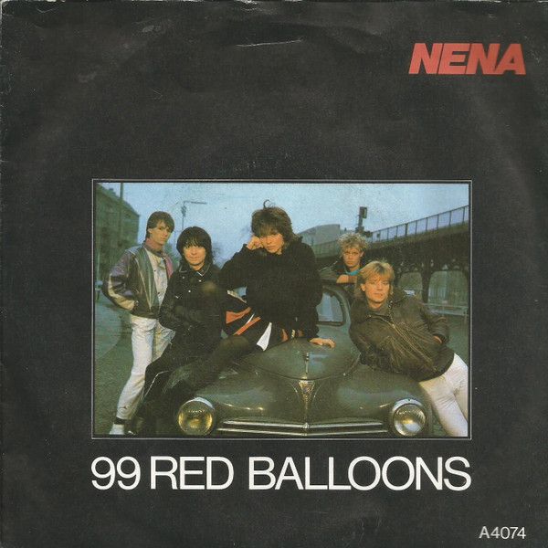 Nena - 99 Red Balloons (7", Single, Pap) (Very Good Plus (VG+))