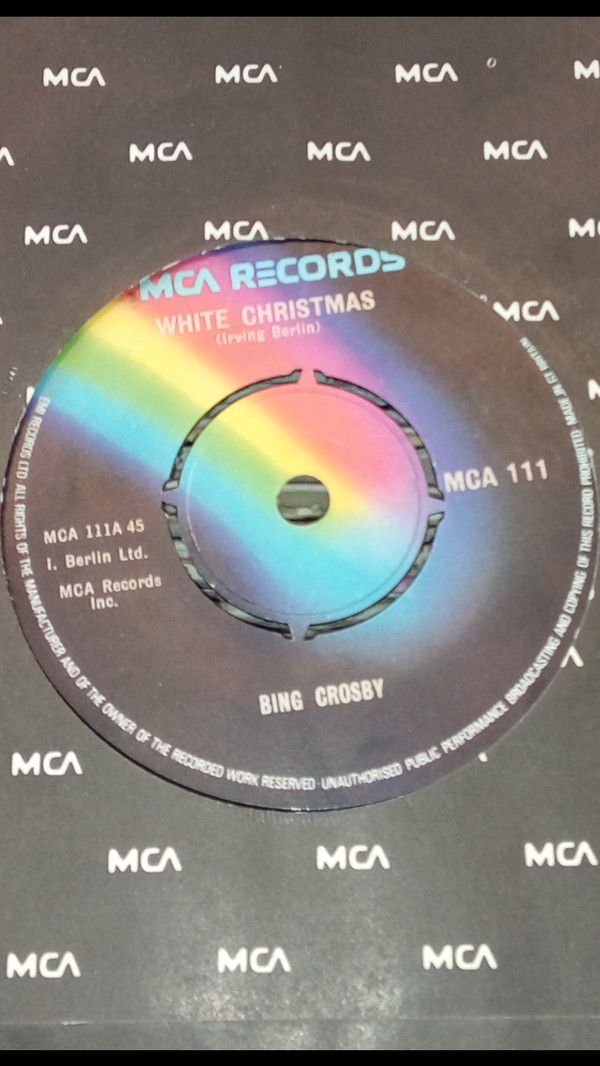 Bing Crosby - White Christmas (7", Single, RE, Com) (Very Good (VG))