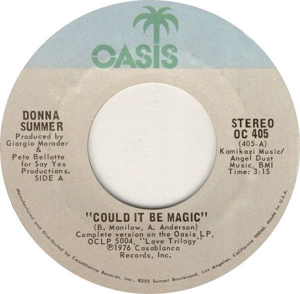 Donna Summer - Could It Be Magic (7", Single, Styrene, Ter) (Very Good Plus (VG+))