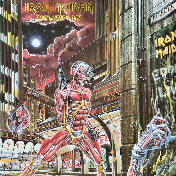 Iron Maiden - Somewhere In Time (LP, Album) (Very Good Plus (VG+))