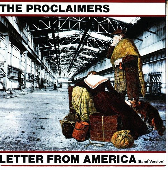 The Proclaimers - Letter From America (Band Version) (7", Single, Pap) (Near Mint (NM or M-))