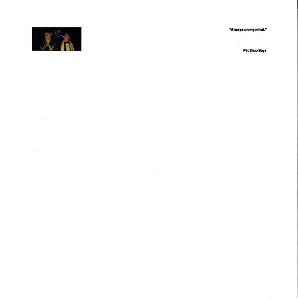 Pet Shop Boys - Always On My Mind (7", Single) (Near Mint (NM or M-))