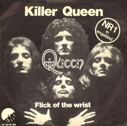 Queen - Killer Queen (7", Single, Red) (Near Mint (NM or M-))