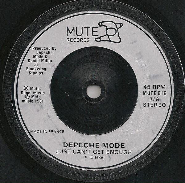 Depeche Mode - Just Can't Get Enough (7", Single, Inj) (Very Good Plus (VG+))