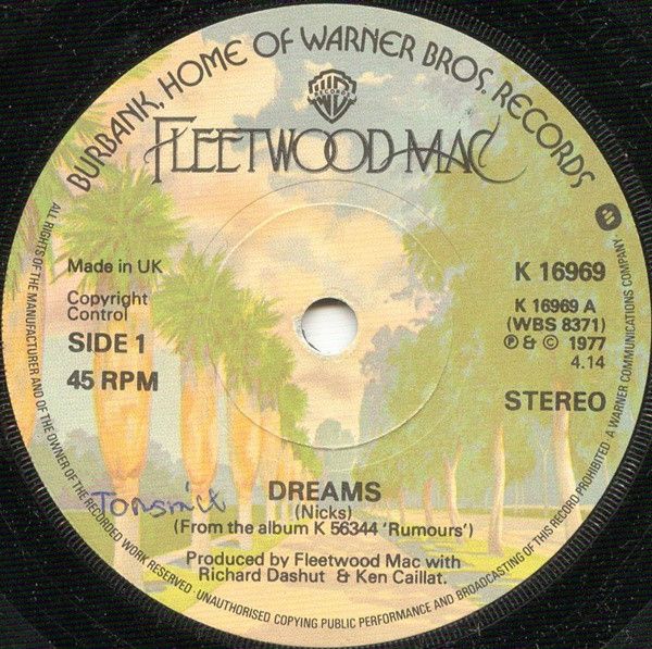 Fleetwood Mac - Dreams (7", Single, Sol) (Very Good (VG))