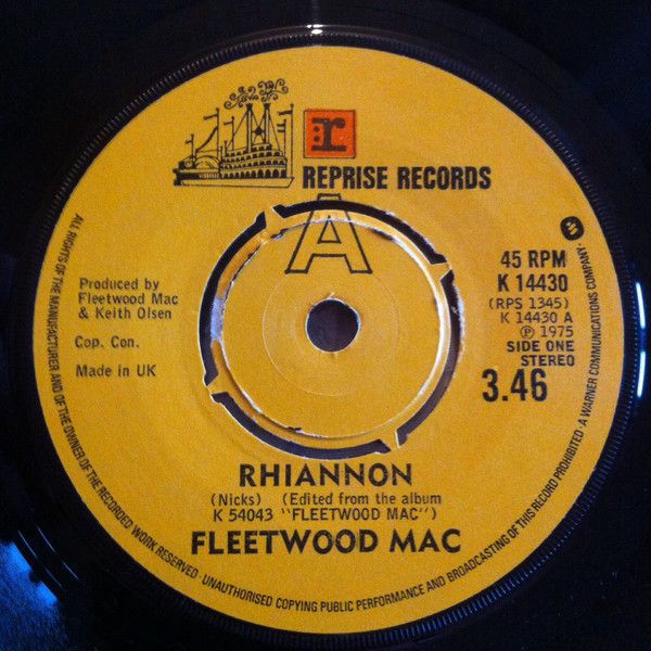 Fleetwood Mac - Rhiannon (7", Single, RE, 4 P) (Fair (F))