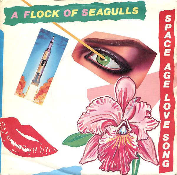 A Flock Of Seagulls - Space Age Love Song (7", Single) (Near Mint (NM or M-))