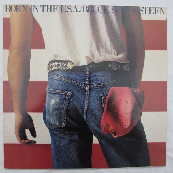 Bruce Springsteen - Born In The U.S.A. (LP, Album, Sun) (Near Mint (NM or M-))