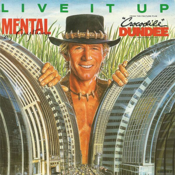 Mental As Anything - Live It Up (7", Single, RE) (Very Good Plus (VG+))