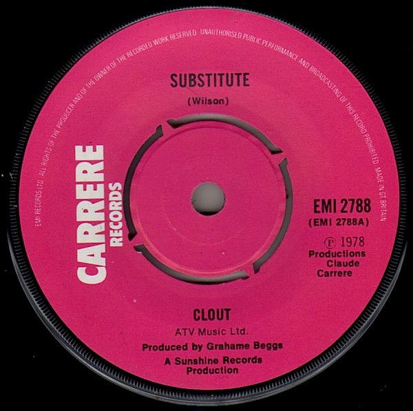 Clout - Substitute (7", Single) (Very Good Plus (VG+))