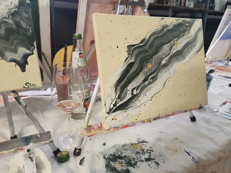 Cocktails&amp;Art -Malkurs &amp; Cocktailtasting in Nürnberg