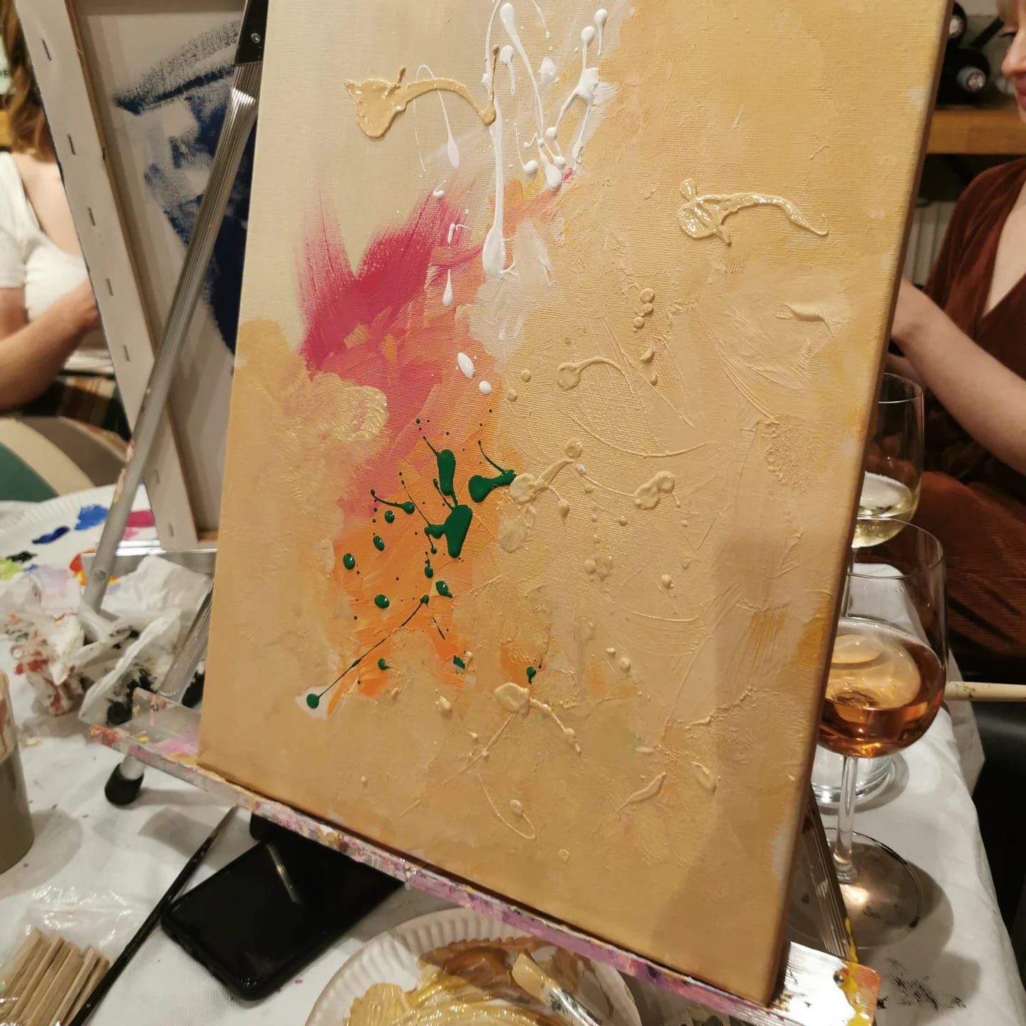 Cocktails&amp;Art -Malkurs mit Cocktailtasting in Stuttgart