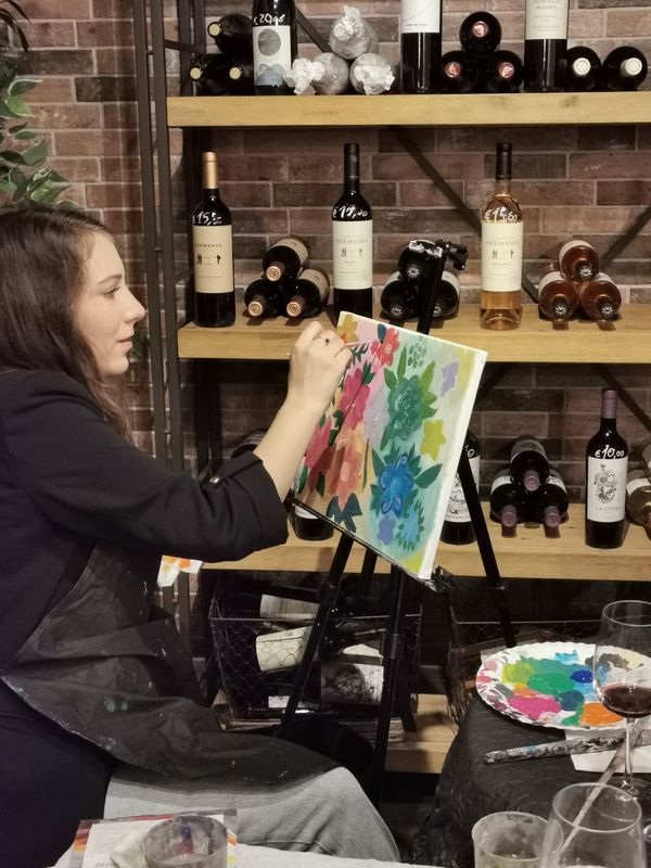 Art &amp; Wine - Malkurs mit Weinprobe in Nürnberg
