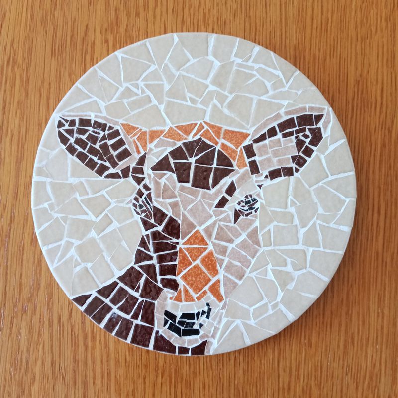 DESSOUS DE PLAT EN MOSAIQUE A PERSONNALISER