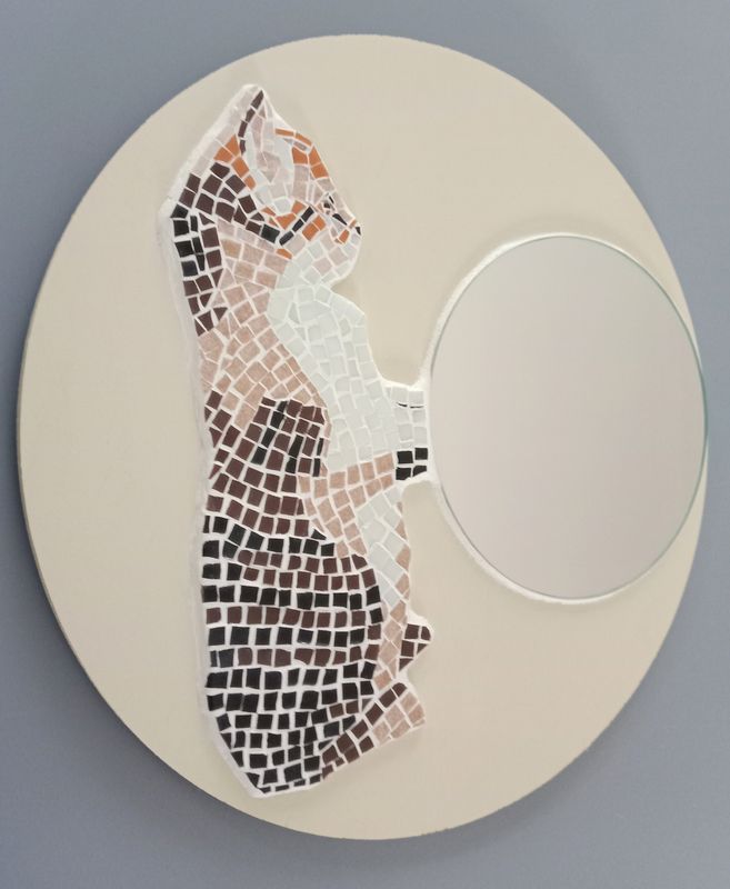 MIROIR EN MOSAIQUE A PERSONNALISER