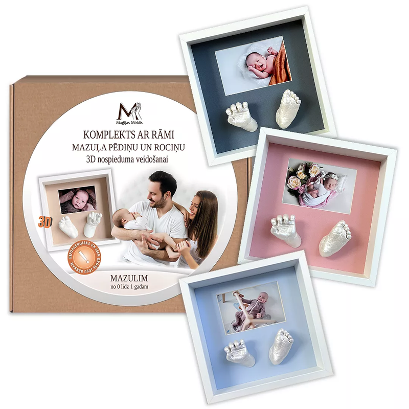3D komplekts ar telpisko rāmi