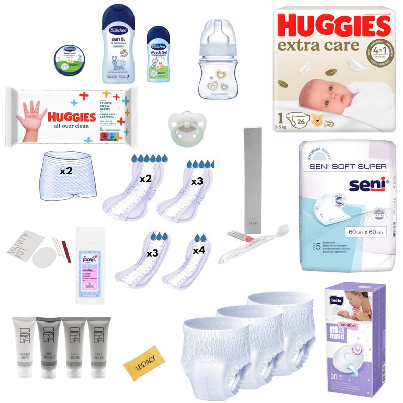 Dzemdību satura komplekts (MAZAIS)