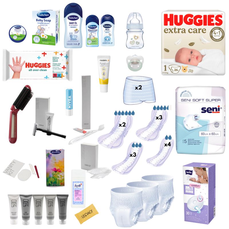 Dzemdību satura komplekts (LIELAIS)