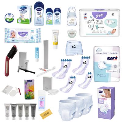 Dzemdību satura komplekts (LIELAIS)