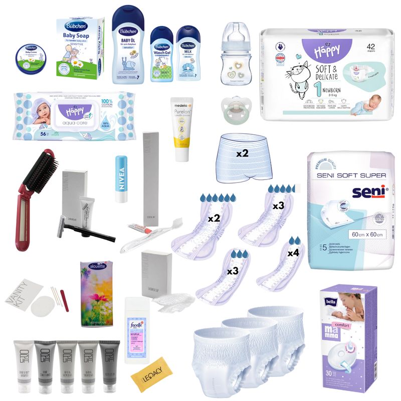 Dzemdību satura komplekts (LIELAIS)