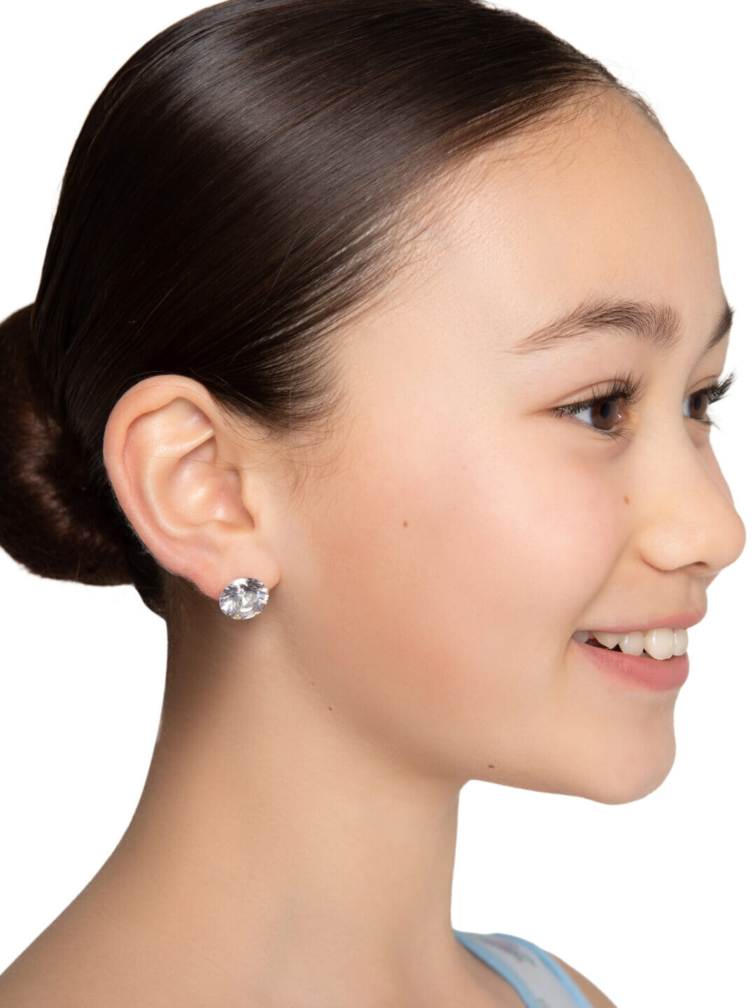 12mm Crystal Earrings BH1564 CLR O/S