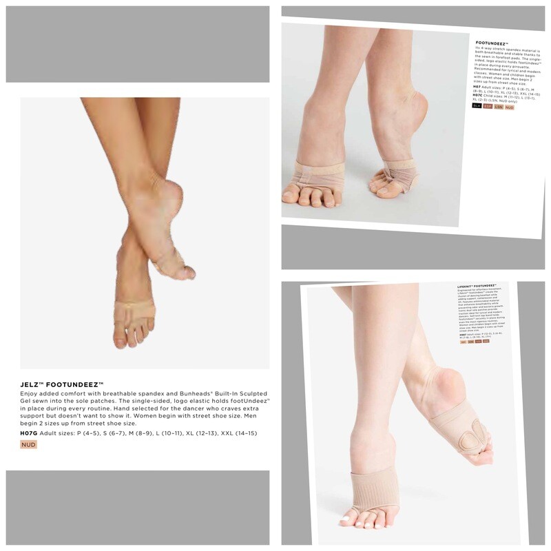 FootUndeez - $26 - $30 - (Capezio H067, H07, H07G)