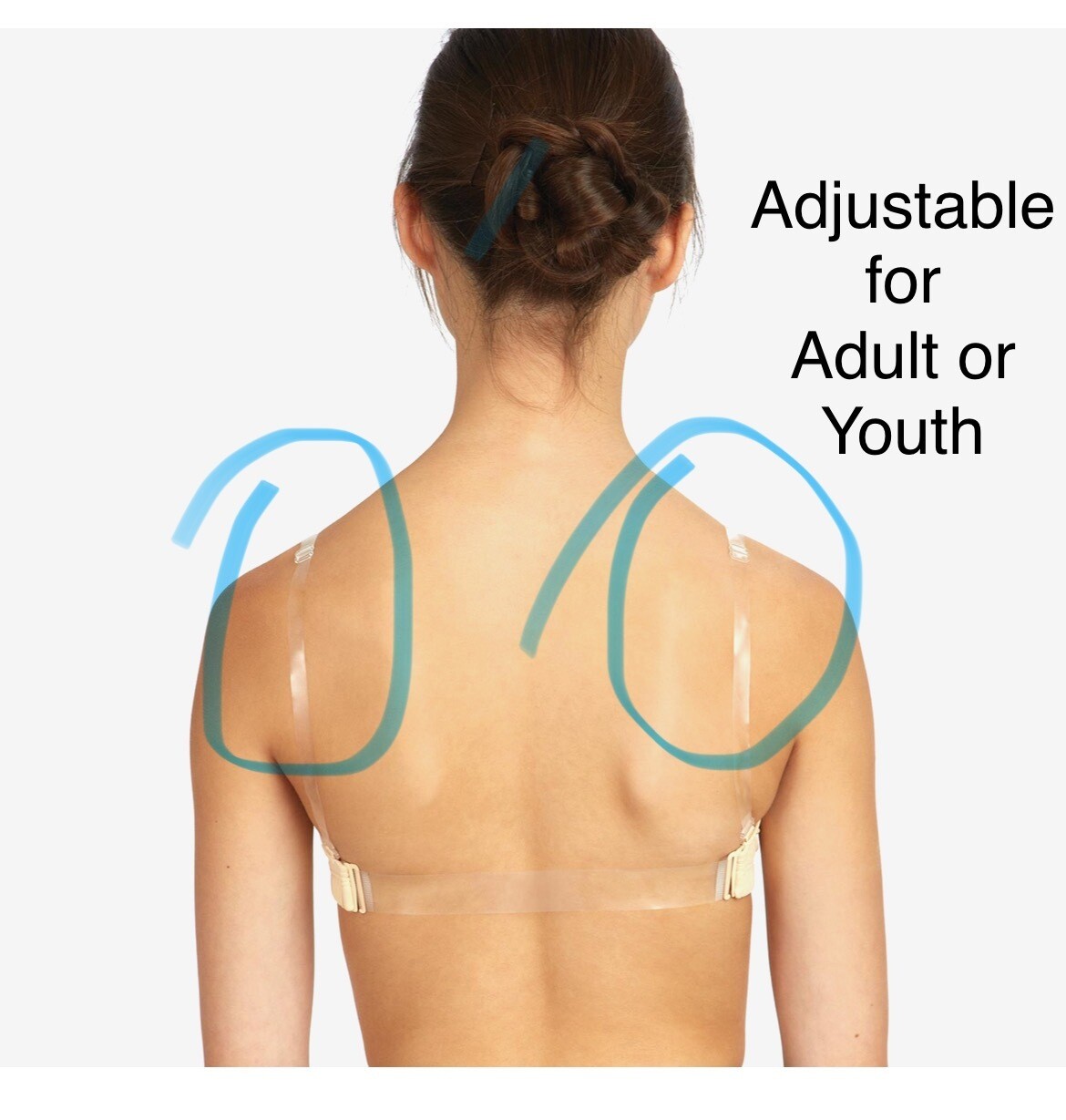 Clear Shoulder Strap STRP1 Clear OS