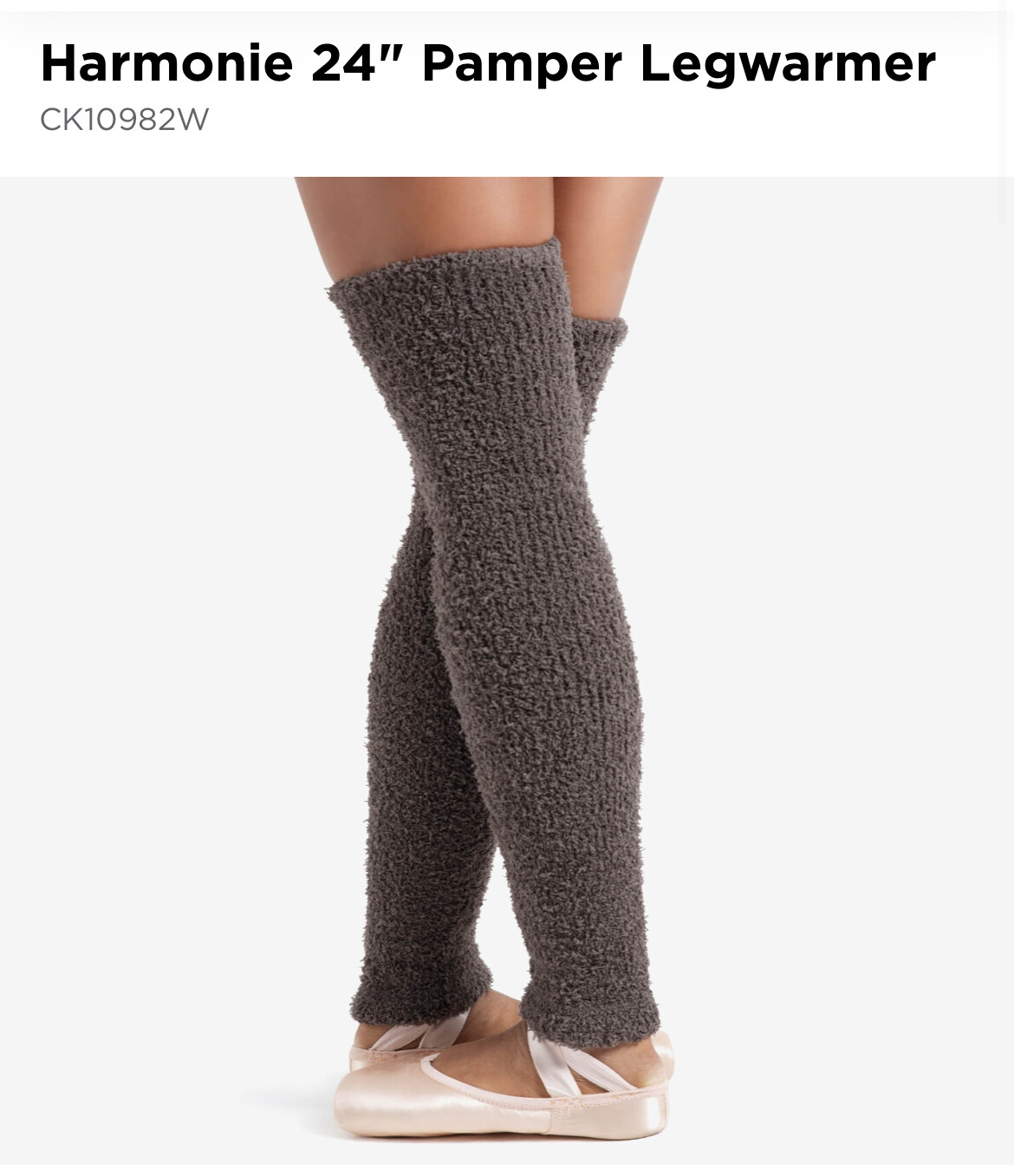 Solid Legwarmer CK10982W GRY 24&#39;