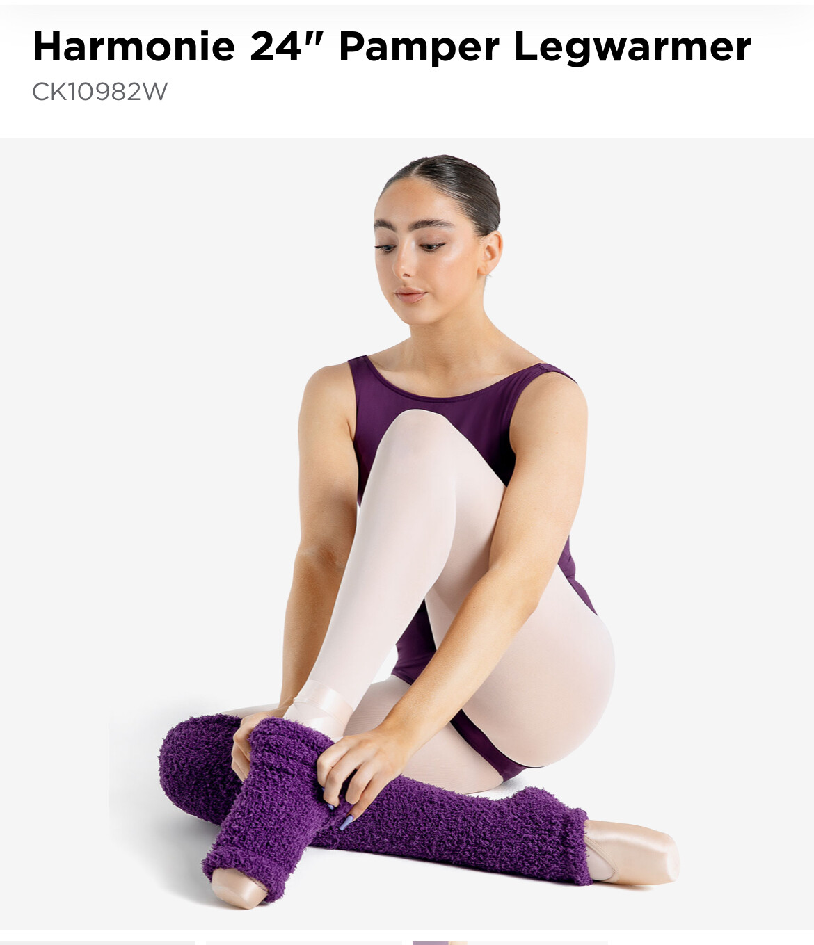Solid Legwarmer CK10982W  PLM 24&#39;