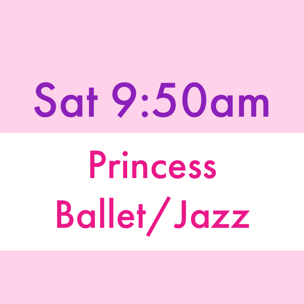 Sat 9:50AM Princess Ballet/Jazz Recital Tights - White Footed