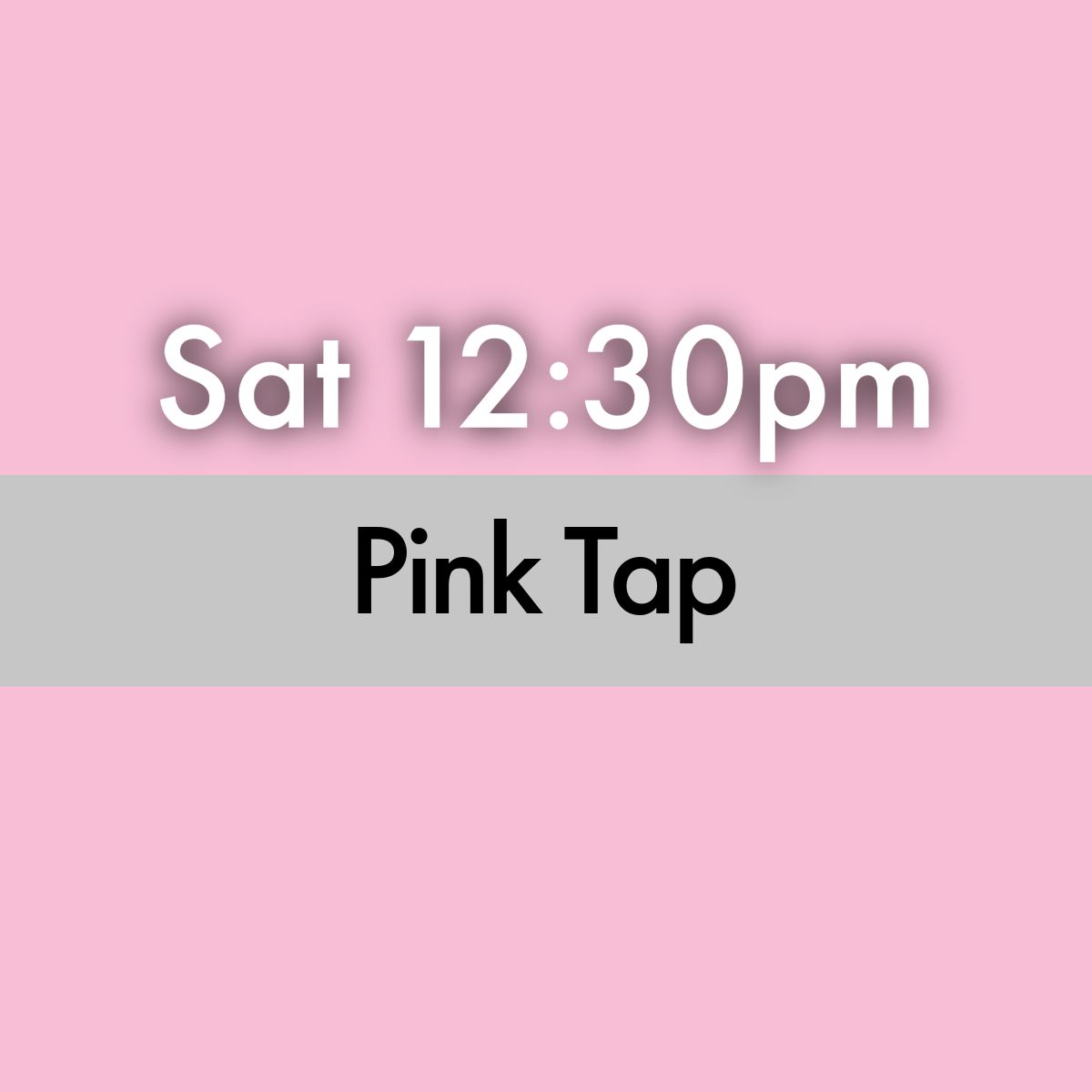 (E) Saturday 12:30pm ‘Pink Tap’ Recital Tights - Caramel ‘1/2 Tights’ Footed