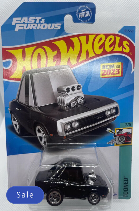 HW Toned 1970 Dodge Charger black (Fast &amp; Furious)