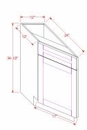 BASE CABINET – 1 DUMMY DRAWER, 1 DOOR, 1 ADJUSTABLE SHELF