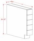 BASE CABINET – 5 DRAWERS