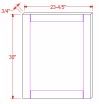 BASE CABINET – 1 DUMMY DOOR PANEL
