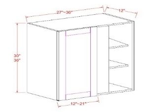 WALL CABINET – 1 DOOR, 2 ADJUSTABLE SHELVES