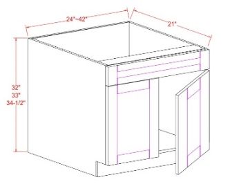 BATHROOM CABINET – 2 DUMMY DRAWER, 2 DOORS