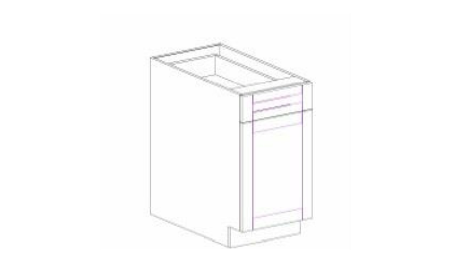 POC-B15 COFFEE BASE CABINET 15"