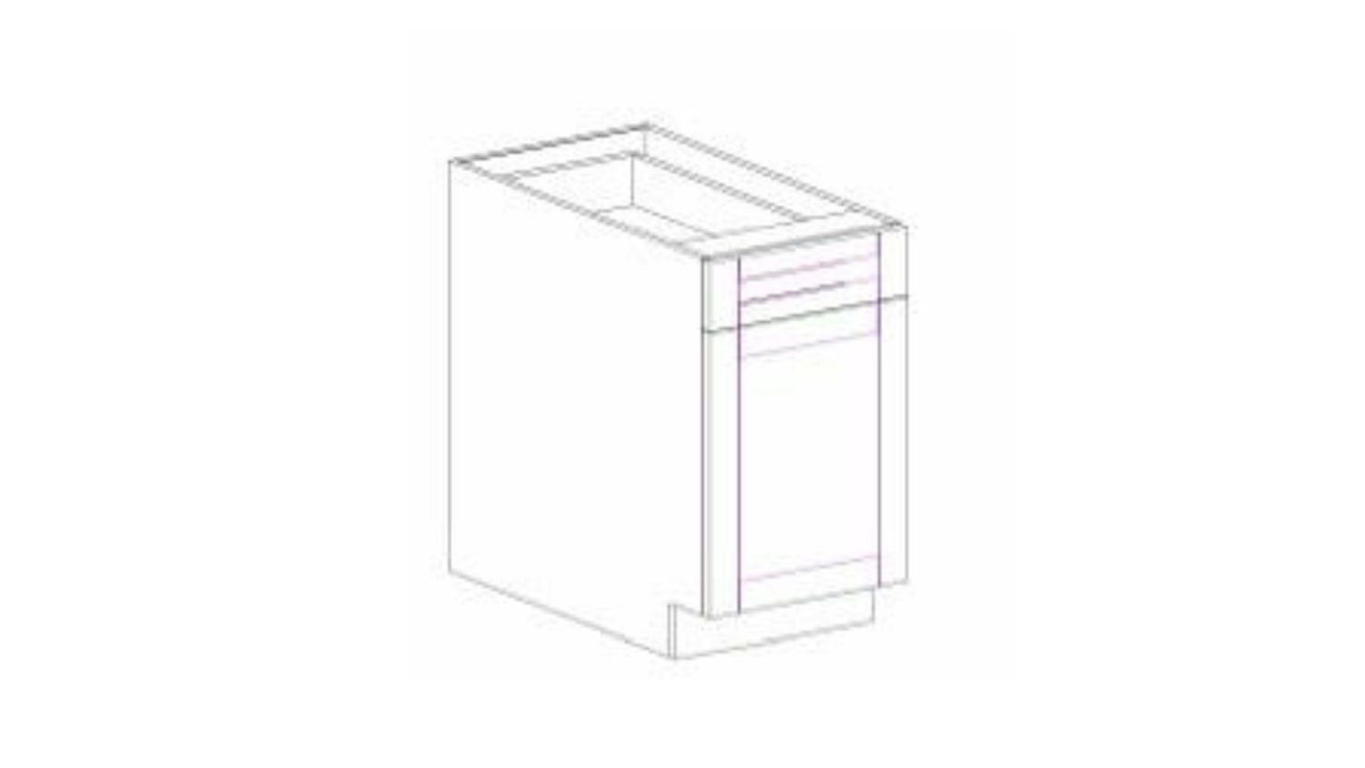 POC-B21 COFFEE BASE CABINET 21"